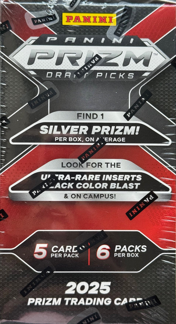 2025 Panini Prizm Draft Picks Collegiate Football Hobby Blaster (Exclusive Neon Pink Pulsar)