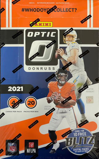 2021 Panini Donruss Optic Football 20-Pack Retail Box