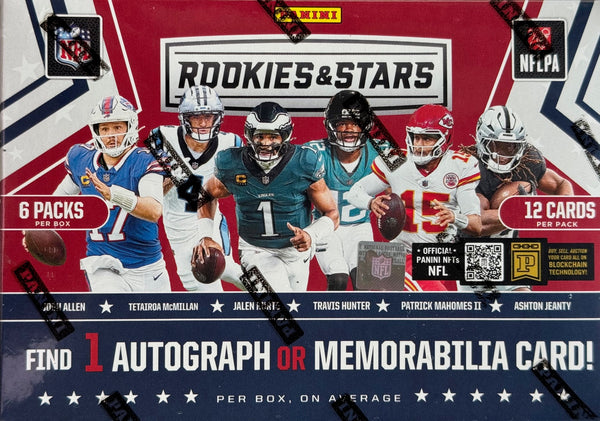 2025 Rookies & Stars FB Hobby Direct Blasters (Blaster Exclusive Blue Plaid Parallels)