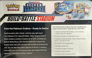 Pokemon TCG Silver Tempest Build & Battle Stadium Box Factory Sealed