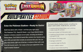 Pokemon TCG Lost Origin Build & Battle Stadium Box Factory Sealed