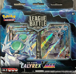 Pokemon TCG Ice Rider Calyrex VMAX League Battle Deck Box New & Sealed