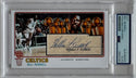 Bill Russell Autographed Full Name Cut Signature PSA Slabbed