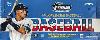 2025 Topps Heritage High Number Baseball Hobby Box