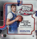 2025-26 Topps Chrome Basketball Mega Box (Chase Exclusive Blue X-Fractors)