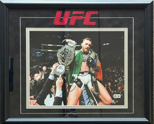 Conor McGregor Autographed 11x14 Framed UFC Photo (Beckett)