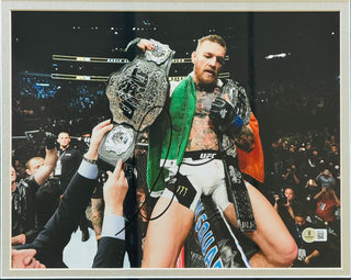 Conor McGregor Autographed 11x14 Framed UFC Photo (Beckett)