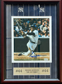 Reggie Jackson Autographed Yankees 8x10 Framed Baseball Photo