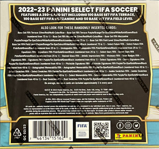 2022-23 Panini Select FIFA Soccer Trading Card Box