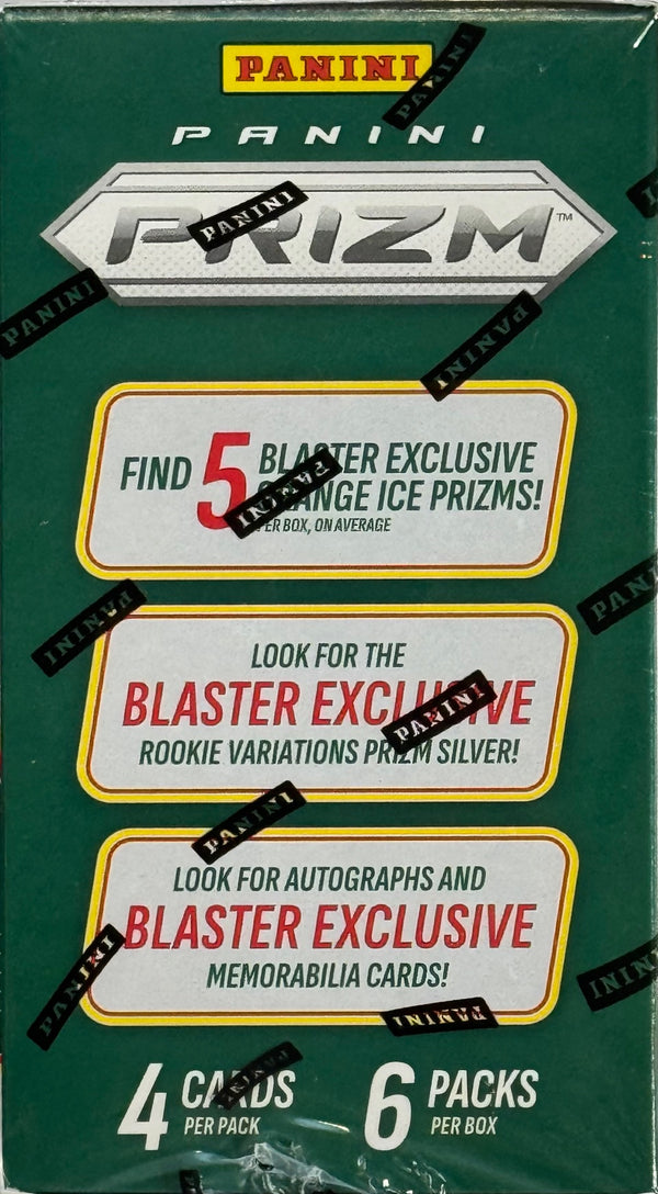 2025 Panini Prizm Football Hobby Blaster Box (Exclusive Orange Ice Prizms)