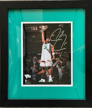 Paul Pierce Autographed Framed 8x10 Photo (Fanatics)