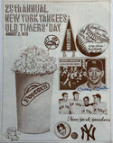 Mickey Mantle Signed 29th Annual Yankees Old Timers Day Program August 2 1975 (PSA)