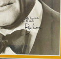 Roger Moore Autographed 8x10 Celebrity Photo Framed (JSA)