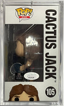 Cactus Jack Autographed WWE Funko Pop Gamestop Exclusive (JSA)