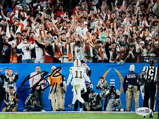 Carson Beck Autographed Miami Hurricanes 8x10 Photo (JSA)