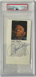 John Wayne Autographed Cut (PSA)