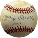 Mickey Mantle No.7 Autographed Official American League Baseball (UDA)