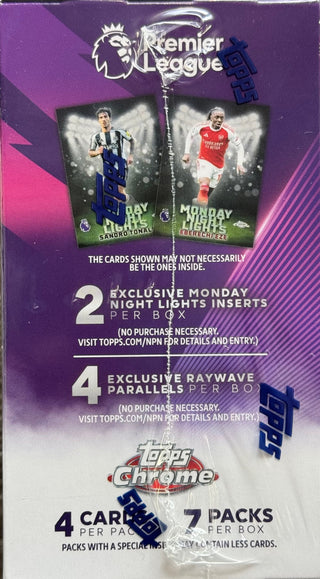 2026 Topps Chrome Premier League Soccer Blaster Box