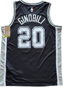 Manu Ginobili Autographed San Antonio Spurs Nike Authentic Jersey (JSA)