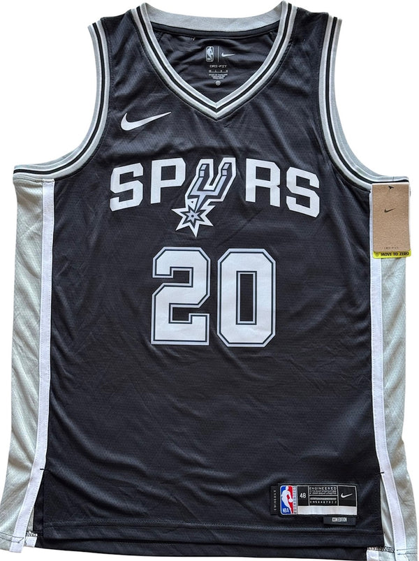 Manu Ginobili Autographed San Antonio Spurs Nike Authentic Jersey (JSA)