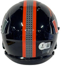 Jeremy Shockey Autographed Hurricanes Mini Helmet (Beckett Witness)