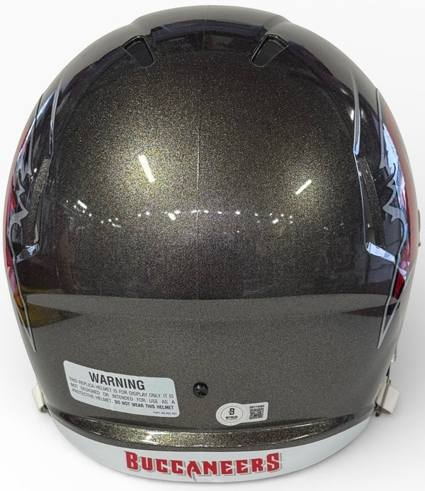 Baker Mayfield Autographed Tampa Bay Buccaneers Rep Speed Helmet (Beckett Witness)