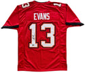 Mike Evans Autographed Tampa Bay Buccaneers Custom Jersey (Becket Witness)