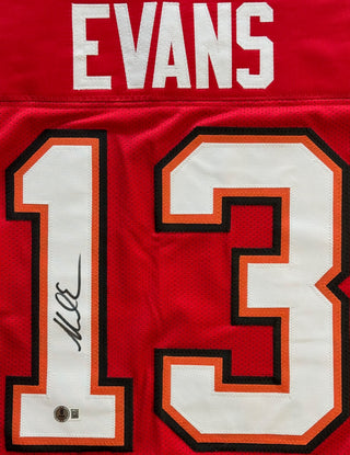 Mike Evans Autographed Tampa Bay Buccaneers Custom Jersey (Becket Witness)