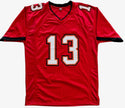 Mike Evans Autographed Tampa Bay Buccaneers Custom Jersey (Becket Witness)