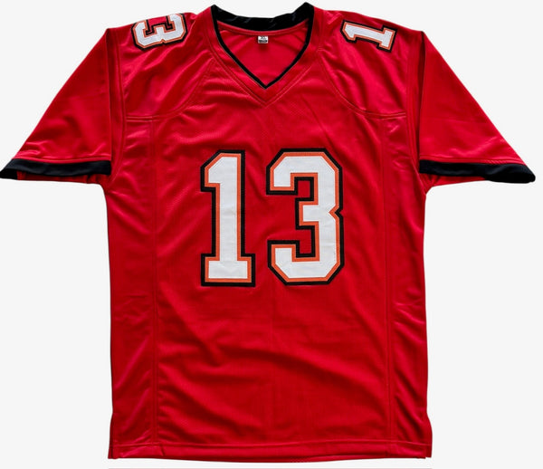Mike Evans Autographed Tampa Bay Buccaneers Custom Jersey (Becket Witness)