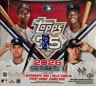 2026 Topps Series 1 Baseball Hobby Jumbo Box