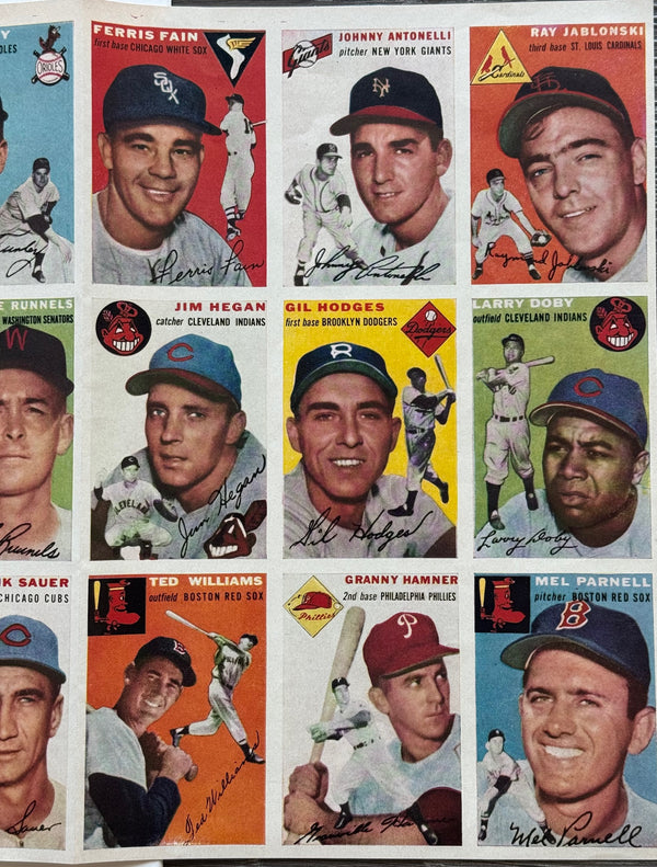 Sports Illustrated Aug 16, 1954 First Issue Complete w/Uncut Baseball Cards