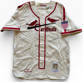 Stan Musial Autographed Cardinals Mitchell & Ness Jersey (MLB)