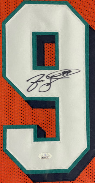 Jason Taylor Autographed Framed Miami Dolphins Jersey (JSA)