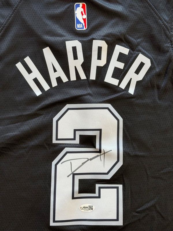Dylan Harper Autographed San Antonio Spurs Nike Authentic Jersey (JSA)