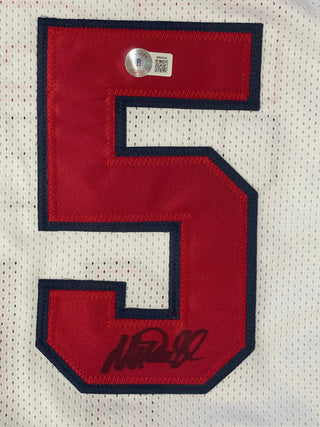 Magic Johnson Team USA Autographed Custom Jersey (Beckett)
