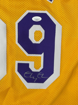 Chevy Chase Autographed Lakers Custom Basketball Jersey (JSA)