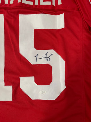 Tommie Frazier Autographed Custom Jersey (JSA)