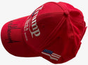 Donald Trump Autographed Red TAKE BACK AMERICA HAT Full Signature (PSA)