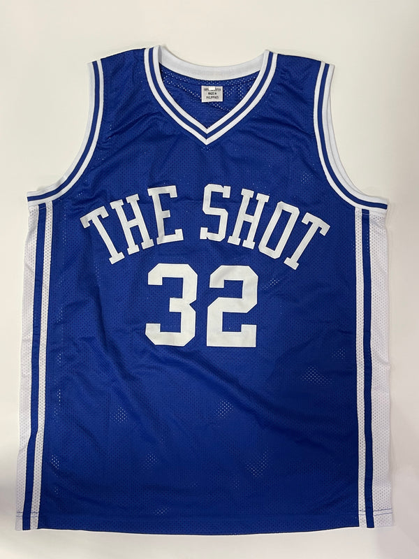 Christian Laettner Autographed Duke Custom Jersey (JSA)