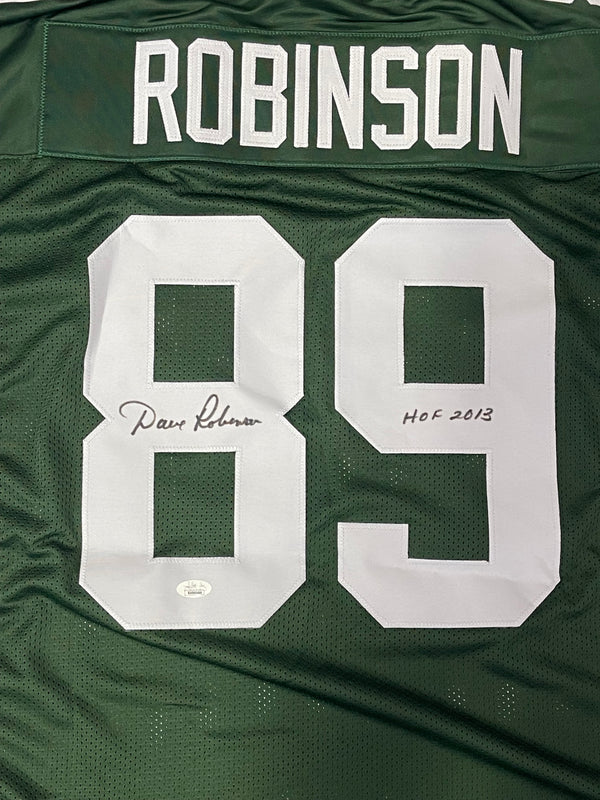 Dave Robinson Autographed HOF 2013 Custom Jersey (JSA)