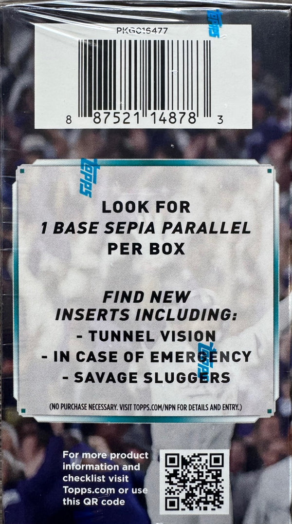 2025 Topps Stadium Club Baseball Blaster Box