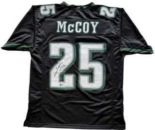 LeSean McCoy Autographed Philadelphia Eagles Custom Jersey (Beckett)