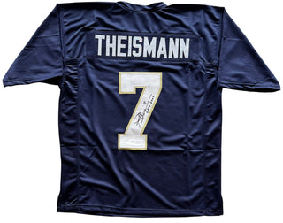 Joe Theismann Autographed Notre Dame Custom Jersey (JSA)