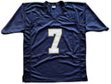 Joe Theismann Autographed Notre Dame Custom Jersey (JSA)