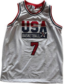Shawn Kemp Signed USA Basketball Dream Team Custom Jersey (Beckett)