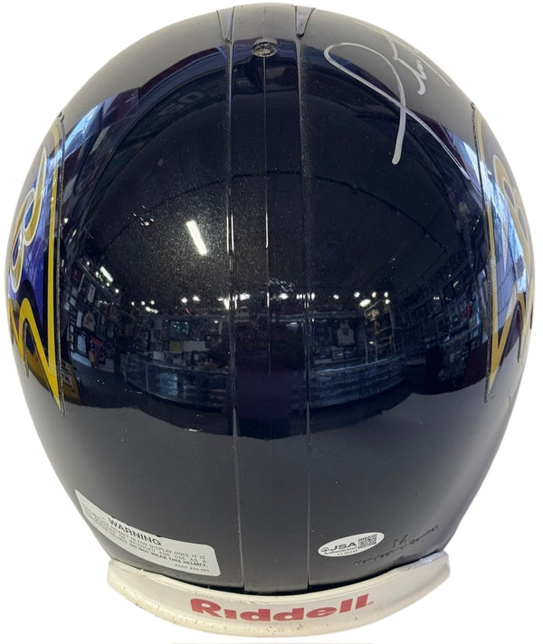 Todd Heap Autographed Ravens Full Size Riddell Rep Helmet (JSA)