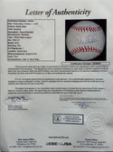 Derek Jeter Autographed Official Major League Baseball (JSA/Steiner)