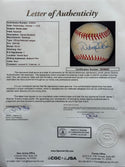 Derek Jeter Autographed Official National League Baseball (JSA)