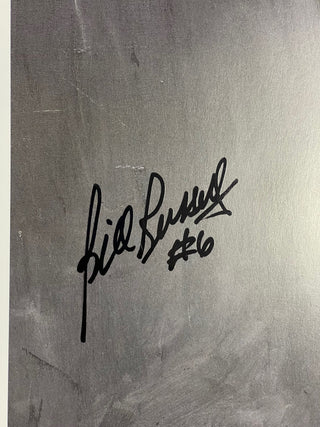 Bill Russell Autographed Stephen Holland 40x20 Lithograph (JSA)